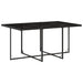 Set mobilier de exterior cu perne, 11 piese, negru, poliratan thumbnail 4