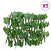 Spalier frunze struguri false extensibil 5 buc verde 180x20 cm thumbnail 1