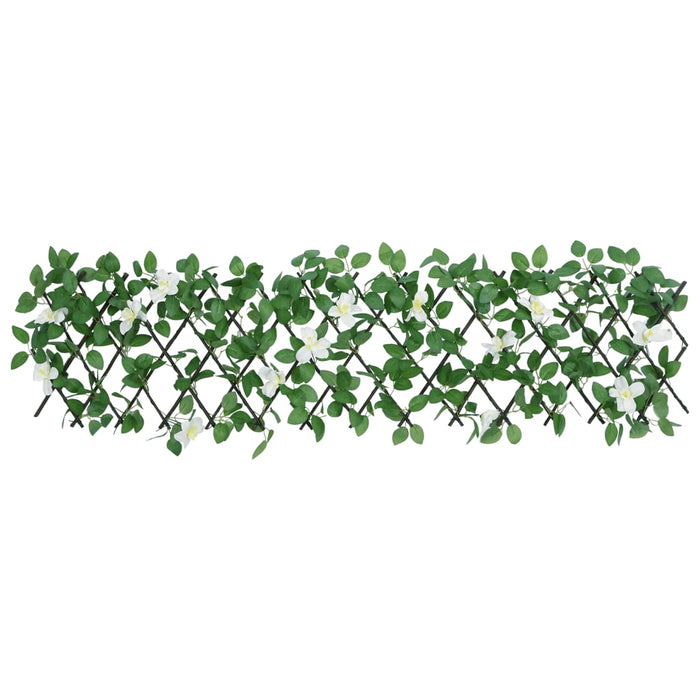 Spalier cu iederă artificială extensibil 5 buc. verde 180x30 cm