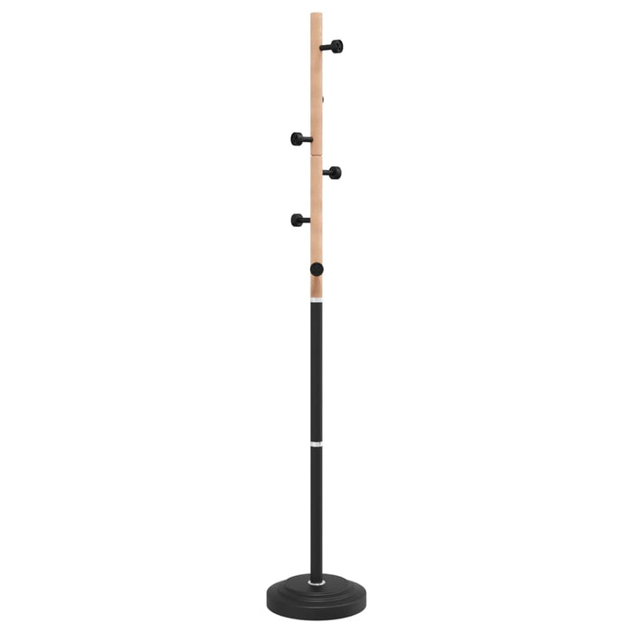 Cuier de haine, negru, 177 cm, fier vopsit electrostatic