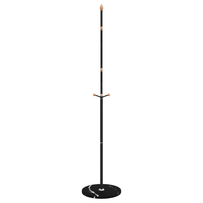 Cuier de haine, negru, 177 cm, fier vopsit electrostatic