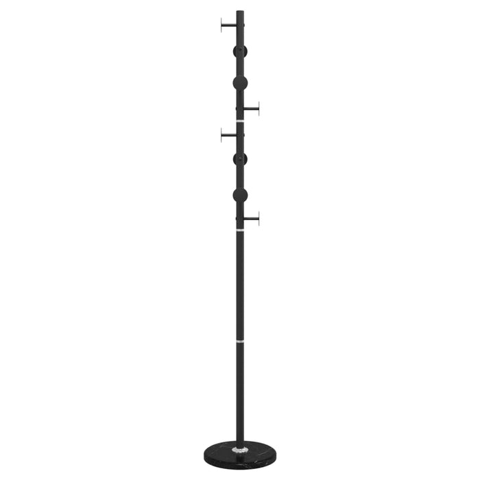 Cuier de haine, negru, 176 cm, fier vopsit electrostatic