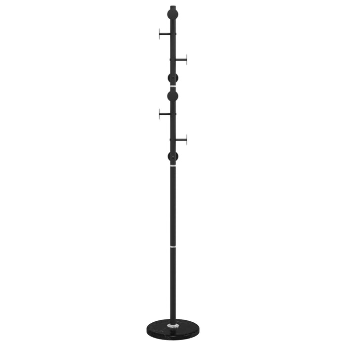 Cuier de haine, negru, 176 cm, fier vopsit electrostatic