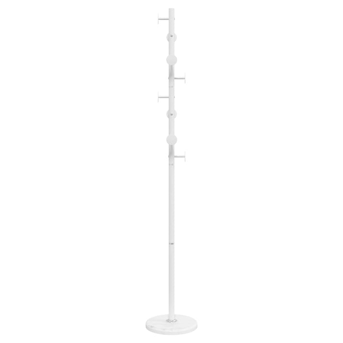 Cuier de haine, alb, 176 cm, fier vopsit electrostatic