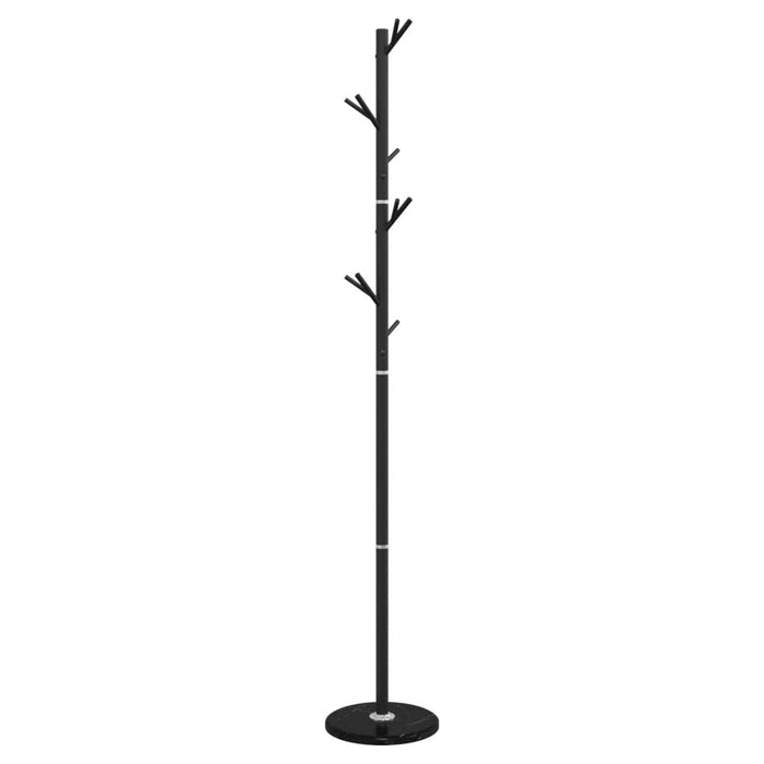 Cuier de haine, negru, 175 cm, fier vopsit electrostatic