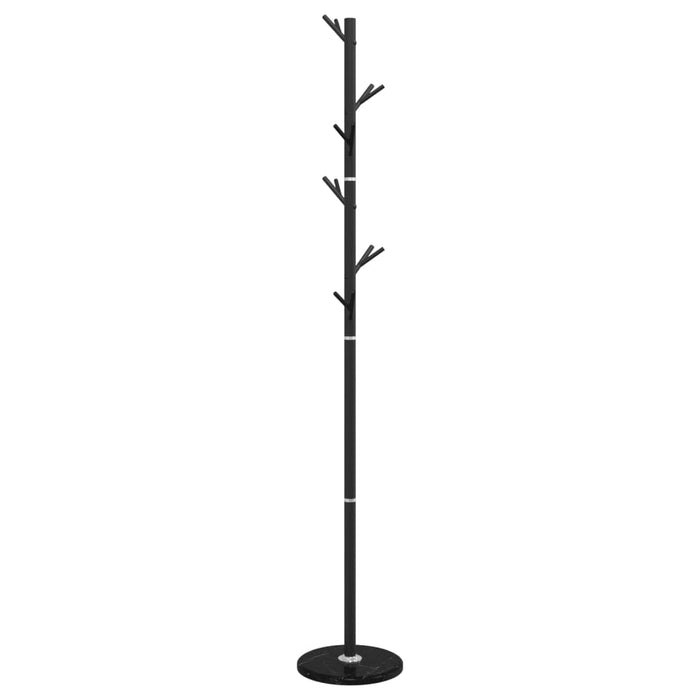 Cuier de haine, negru, 175 cm, fier vopsit electrostatic