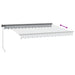 Copertină retractabilă manual cu LED, antracit/alb, 350x250 cm thumbnail 6