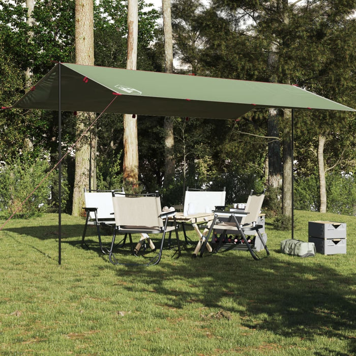 Prelată de camping, verde, 500x294 cm, impermeabilă