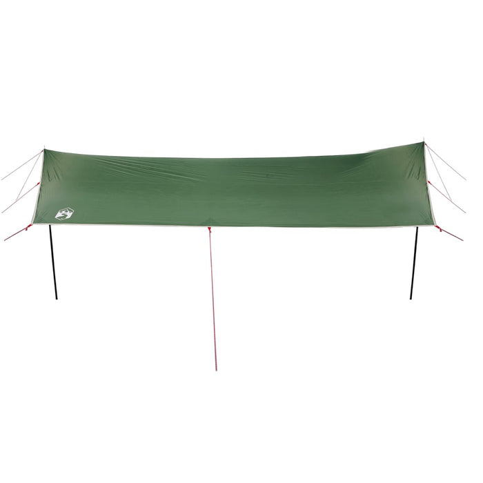 Prelată de camping, verde, 460x305x210 cm, impermeabilă