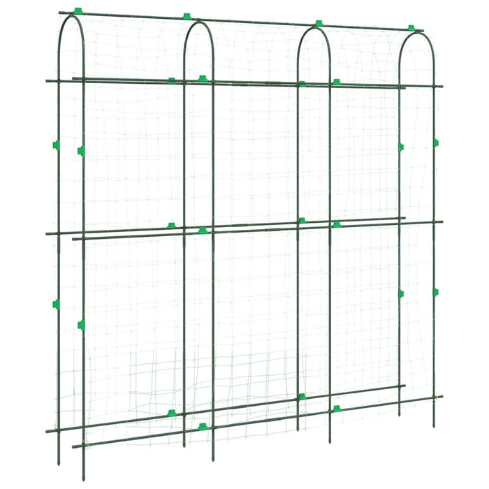 Spalier grădină plante cățărătoare cadru U 181x31x182,5 cm oțel