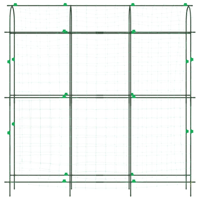 Spalier grădină plante cățărătoare cadru U 181x31x182,5 cm oțel