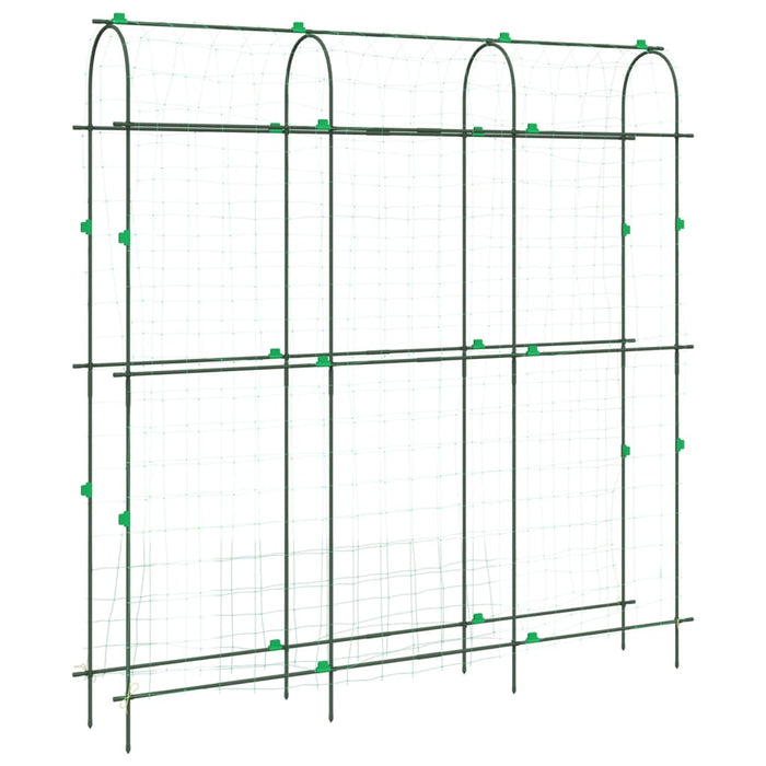 Spalier grădină plante cățărătoare cadru U 181x31x182,5 cm oțel