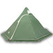 Cort de camping tipi pentru 5 persoane, verde, impermeabil thumbnail 2