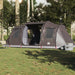 Cort de camping tunel pentru 4 persoane, maro, impermeabil thumbnail 3