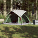 Cabină cort de camping, 4 persoane, verde, impermeabil thumbnail 4