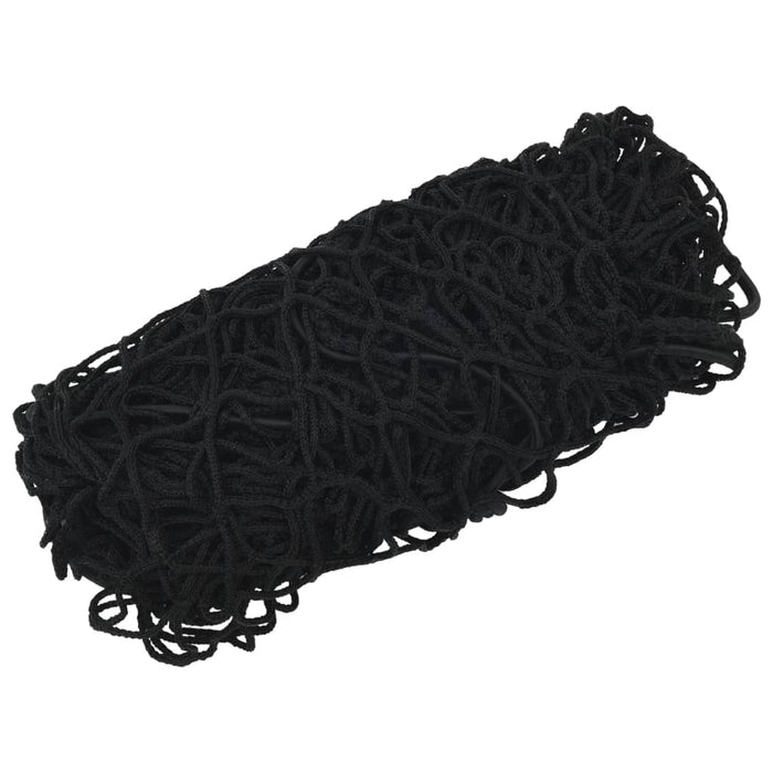 Plasă de remorcă cu funie elastică, negru, 3x3 m, PP