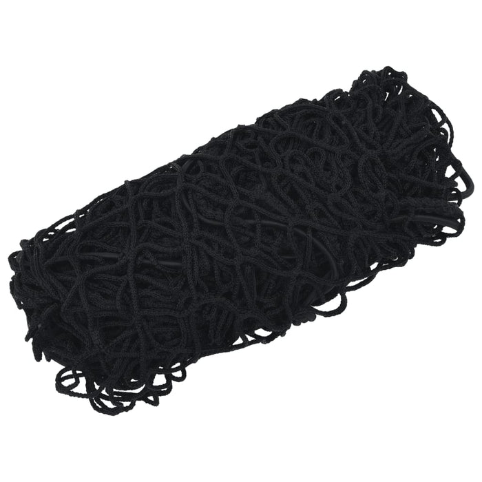 Plasă de remorcă cu funie elastică, negru, 8x3,5 m, PP