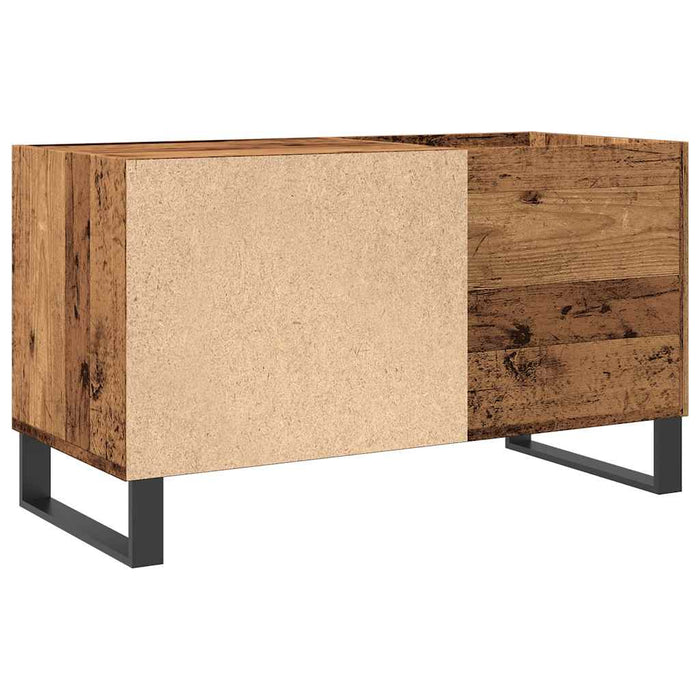 Dulap pentru discuri, lemn vechi, 84,5x38x48 cm, lemn prelucrat