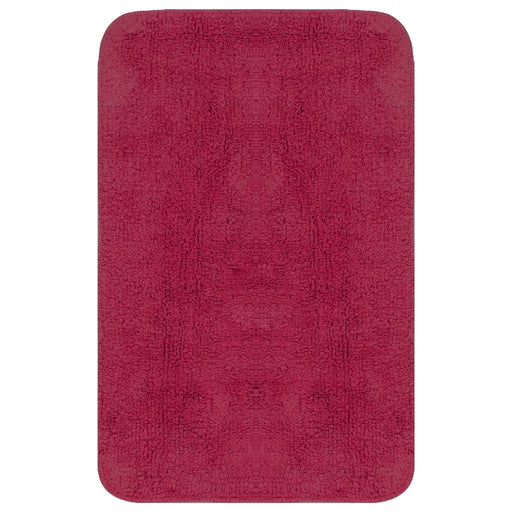 Set covorașe baie, 2 buc., textil, fucsia , 1 - homenest.ro