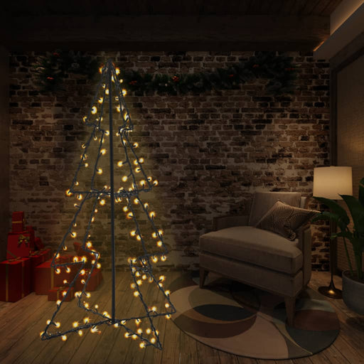 Brad Crăciun conic cu 240 LED-uri interior & exterior 115x150cm , 1 - homenest.ro