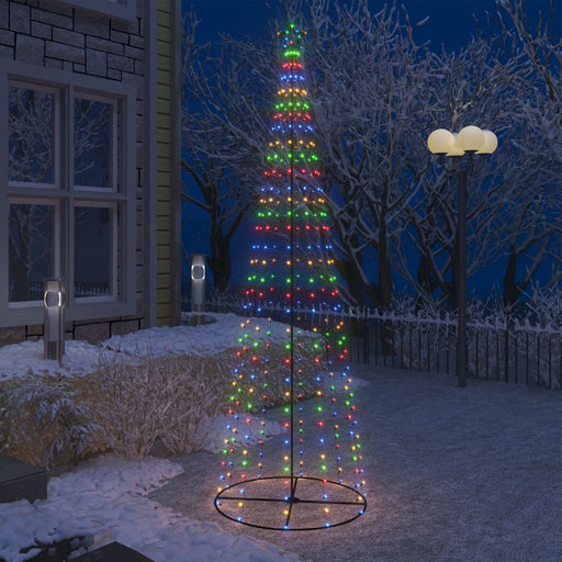 Decorațiune brad Crăciun conic 330 LED-uri colorate 100x300 cm , 1 - homenest.ro