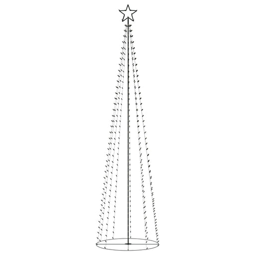Decorațiune brad de Crăciun conic 400 LED-uri alb cald 100x360 cm , 2 - homenest.ro