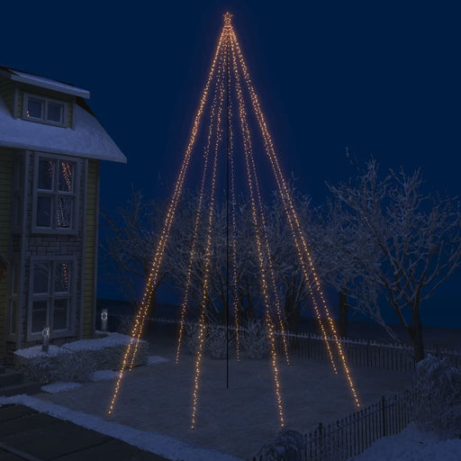 Cascadă de lumini pom Crăciun 8 m interior/exterior 1300 leduri , 1 - homenest.ro