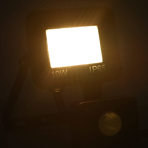 Proiector LED cu senzor, 10 W, alb cald , 1 - homenest.ro