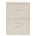 Cutii de depozitare 2 buc. crem 43x34x23 cm material textil , 5 - homenest.ro