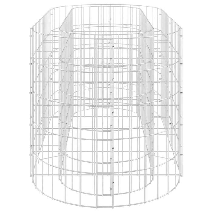 Strat înălțat gabion, 120x50x50 cm, fier galvanizat , 5 - homenest.ro