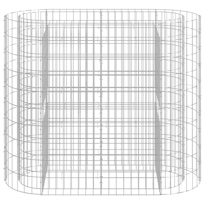 Strat înălțat gabion, 120x50x100 cm, fier galvanizat , 3 - homenest.ro