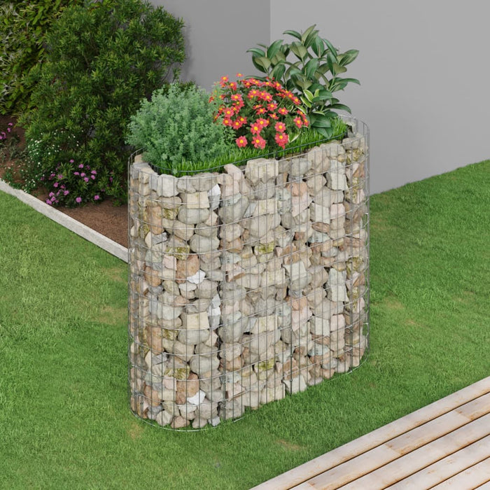 Strat înălțat gabion, 120x50x100 cm, fier galvanizat , 1 - homenest.ro