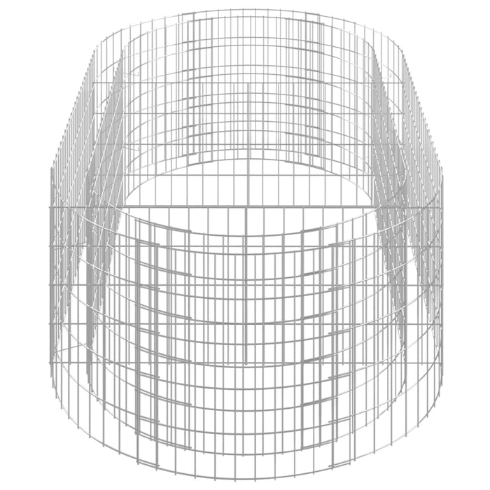 Strat înălțat gabion, 200x100x50 cm, fier galvanizat , 5 - homenest.ro