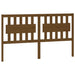 Tăblie de pat, maro miere, 155,5x4x100 cm, lemn masiv de pin , 2 - homenest.ro