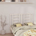 Tăblie de pat, alb, 126x4x100 cm, lemn masiv de pin , 1 - homenest.ro