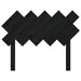Tăblie de pat, negru, 104x3x80,5 cm, lemn masiv de pin , 4 - homenest.ro