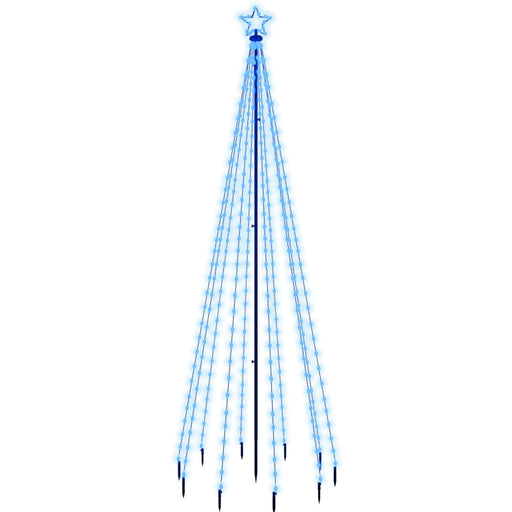 Brad de Crăciun, 310 LED-uri albastre, 300 cm, cu țăruș , 2 - homenest.ro