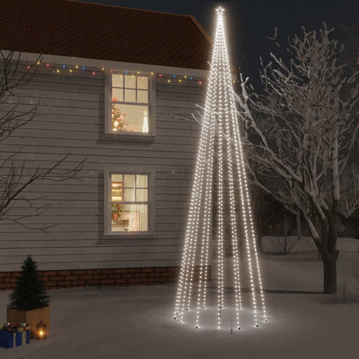 Brad de Crăciun cu țăruș, 1134 LED-uri, alb cald, 800 cm , 1 - homenest.ro