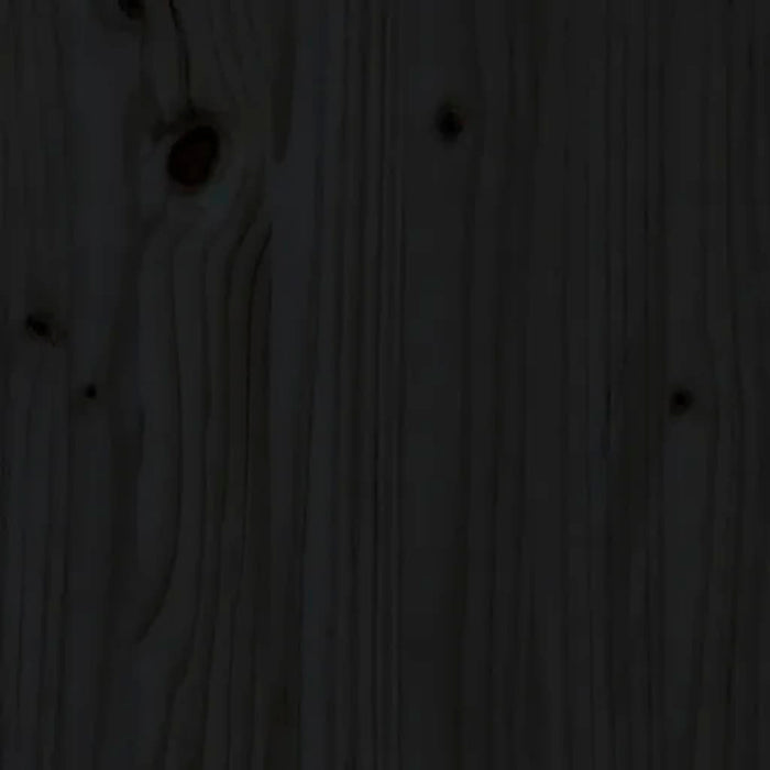 Pat de zi, negru, 90x190 cm, lemn masiv de pin , 10 - homenest.ro