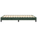 Cadru de pat box spring, verde închis, 140x190 cm, catifea , 6 - homenest.ro