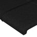 Tăblie de pat cu aripioare negru 103x23x78/88 cm textil , 5 - homenest.ro