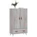 Dulap gri Sonoma 69,5x31x115 cm, lemn prelucrat , 4 - homenest.ro