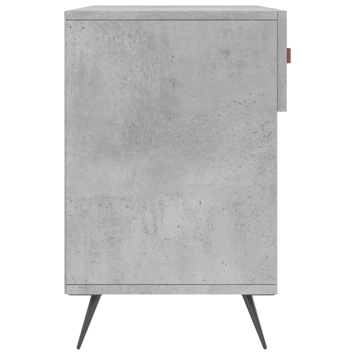 Bancheta pantofar, gri beton, 102x35x55 cm, lemn prelucrat , 7 - homenest.ro