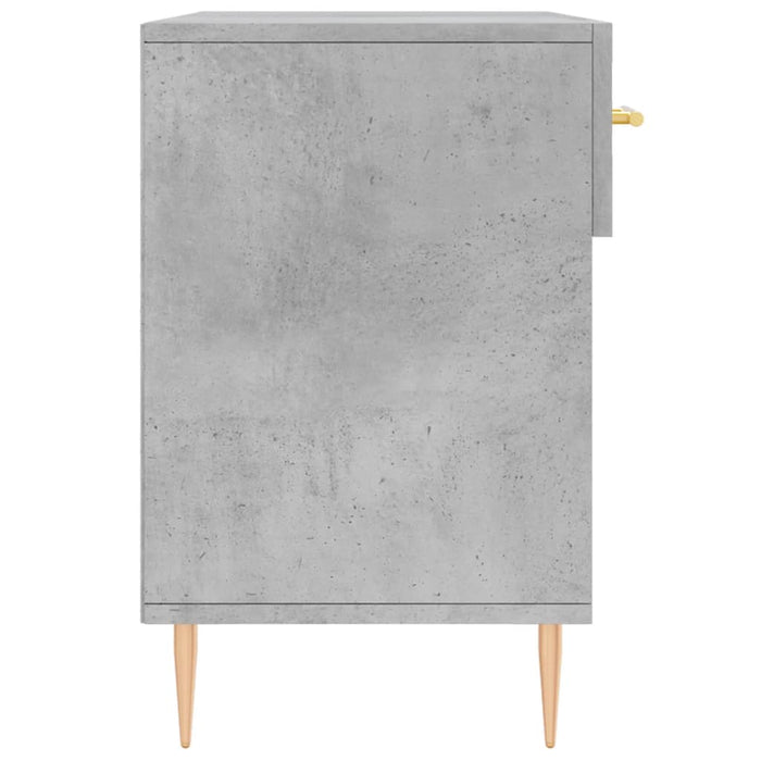 Bancheta pantofar, gri beton, 102x35x55 cm, lemn prelucrat , 7 - homenest.ro