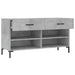 Bancheta pantofar, gri beton, 102x35x55 cm, lemn prelucrat , 5 - homenest.ro