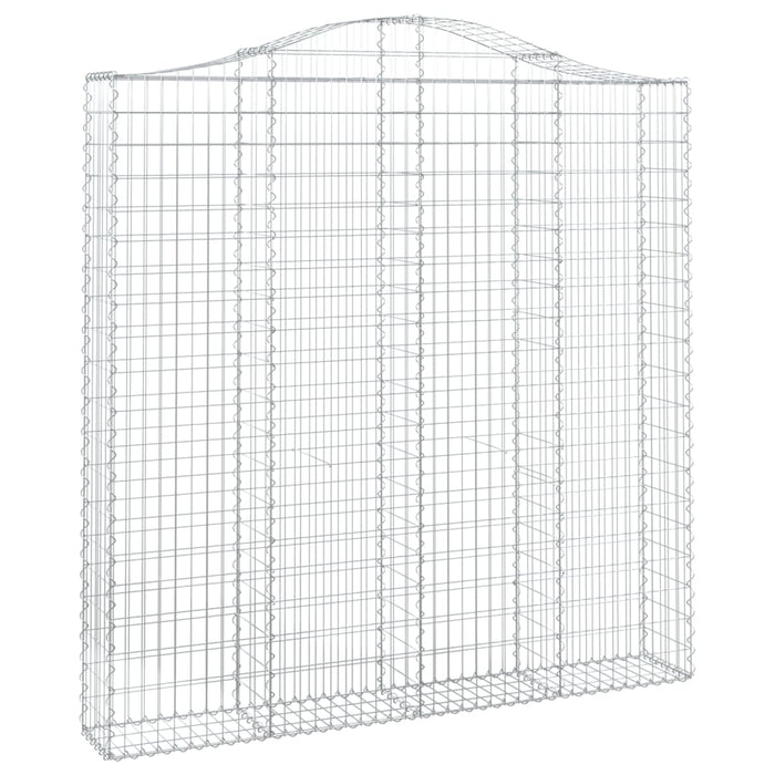 Coș gabion arcuit 200x30x200/220 cm fier galvanizat , 2 - homenest.ro