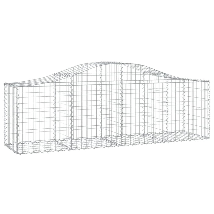 Coș gabion arcuit 200x50x60/80 cm fier galvanizat , 2 - homenest.ro