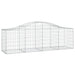 Coș gabion arcuit 200x50x60/80 cm fier galvanizat , 2 - homenest.ro