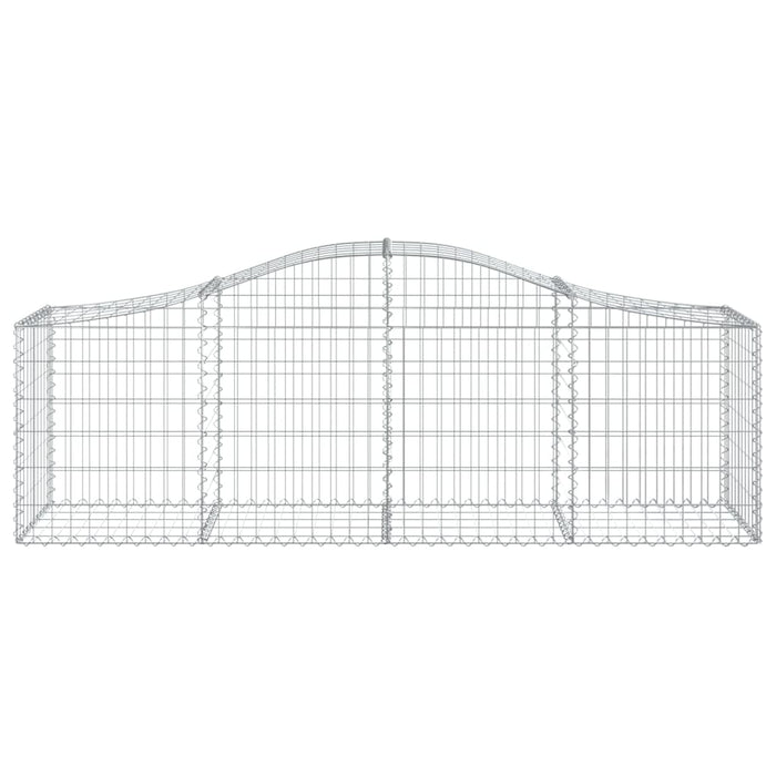 Coș gabion arcuit 200x50x60/80 cm fier galvanizat , 3 - homenest.ro