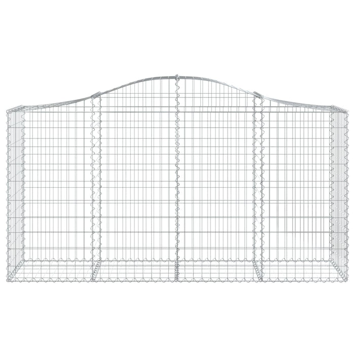 Coș gabion arcuit 200x50x100/120 cm fier galvanizat , 3 - homenest.ro